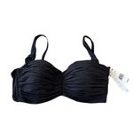 Bleu Rod Beattie  Kore Underwire Shirred Bandeau Bikini Top 40D Photo 1