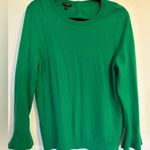 Kelly Green extra fine merino wool sweater Size L Photo 0