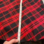 Heart soul vintage 90s red & black plaid circle skirt with tool ruffle underskirt Photo 8