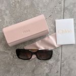 Chloé Chloe Gradient Rectangle Acetate Sunglasses, Comes with Case & Wipe, New w/Tag Photo 3