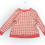 Kate Spade  supersoft hearts lounge pullover, knit, Vneck pullover, oversized M Photo 3
