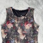Molly Malloy Dress Womens 12 Black Pink Dark Floral Grunge Cottagecore Vintage Photo 3
