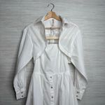 Free People  dress midi strapless cotton boho a-line Large Photo 2