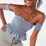 Urban Outfitters Off-the-shoulder Smocked Top Photo 0