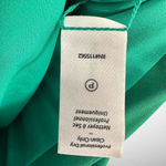 Cinq à Sept Cinq a Sept 100% Silk Colina Ruffle One Shoulder Cocktail Dress Sz 2 Jade Green Photo 8