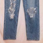 American Eagle  Comfort Stretch Waistband Super High Rise Baggy Straight Leg Jean Photo 3