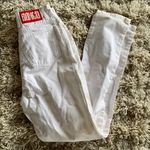 Bongo White Vintage High Waisted  Jeans Neutral 80s Pants Photo 0