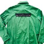 IC Connie K Green Spring Coat Size Large Oversized Art To Wear Funky Bright USA Photo 5
