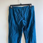 Eileen Fisher Size PS/PP System Stretch Crepe Slim Leg Ankle Pants Blue Pull On Photo 5