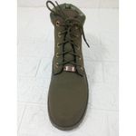 Baby Phat Women’s Olive Green Vegan Leather Combat Boots Size 9 Photo 4