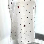 Badgley Mischka  Printed Nautical Polka Dot Tank Medium Crewneck Designer Photo 4