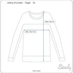 Liberty of London for Target Popover Blouse Women XS Peacock Feather Peplum Hem Brown Photo 5