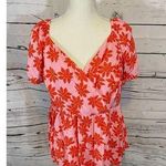 Jun & Ivy  Floral Crisscross Top Size 2X Photo 0