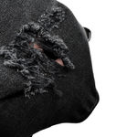 Maurice's Black Jeggings with Destruction Photo 9