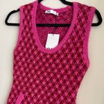 ZARA NWT  PINK PLAID KNIT MINI DRESS Photo 11