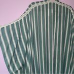 Gigio Cardigan S Longline Beachy Kimono Open Front Ruffle Swim Cover Green Photo 7