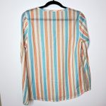 Sundance Long‎ Sleeve Striped Cotton V Photo 4