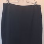 Tanjay vintage satin lined midi pencil skirt Black Size 16 Photo 1
