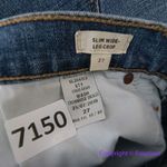 New! Madewelll Slim Wide-Leg Jeans in Crownridge Wash: Raw-Hem Edition,‎ size 27 Photo 14