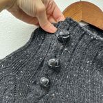 Rag and Bone Klark T-Neck Wool Blend Marled Turtle Neck Sweater Charcoal M Photo 5