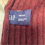 Gap 80% Lambswool Burgundy Maroon Knit Hat Vintage 2005 Photo 2