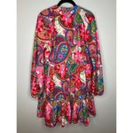 Camellia by Affection Floral Paisley Dress Size Small Spring Flowy Knee Length Pink Photo 1