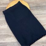 Club Monaco ‎ navy ruffle pencil skirt Photo 3