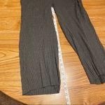Calé Charcoal Gray Louise Ribbed Long Sleeve Wide Leg Jumpsuit‎ Size S Photo 9