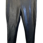 Spanx Assets All Over Faux Leather Leggings Black High Rise Pants Size 1X Photo 0