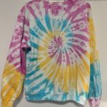 Jimmy Buffets Margaritaville M Cancun Tie Dye Sweatshirt Resortwear Casual NWT Pink Size M Photo 2