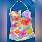 Bleu Rod Beattie  Fresh Picks Knot Front Bandeau Tankini Top and Bottom Photo 5