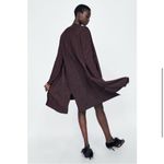 ZARA  Metallic Sparkle Knit Long‎ Line Duster Cardigan Small Photo 2