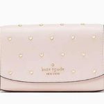 Kate Spade Staci Studded Hearts Valentines Small Flap Crossbody Purse Bag Photo 9