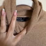 Mango  Cashmere Turtleneck Sweater Size medium‎ in tan Photo 4