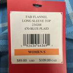 Spyder Blue Plaid Button Down Flannel Photo 5