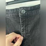 Gloria Vanderbilt Black Wash All Around Slimming Denim Cropped Capri Jeans Sz 16 Photo 8