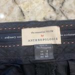 Anthropologie The Essential Slim Black Pants by Size 8 Photo 3