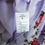 Anthropologie All In Favor Isabella Purple Floral Wrap Mini Dress Photo 8