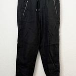 Athleta  Cabo Linen Jogger Pants in Black 4 Photo 0