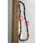 Australian Aboriginal Hand Painted Beaded‎ Necklace Art Jewelry *2 beads chipped Photo 13