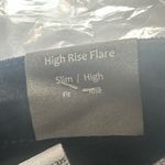 Tractr Women’s High Rise Flare Slim Fit Jeans Black Velvet Size 8 NWT Photo 6