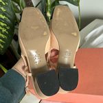 Black toe square heel kitten heels tan Size 6 Photo 2
