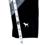Victoria's Secret PINK Yoga White Logo Graphic Black Leggings Size Large Photo 5