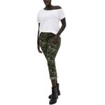 Torrid Camo Pants Size 14 Twill Aviator Crop Green Stretch Military Punk NEW Photo 10