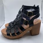  NWOB Womens Shoes Kork-Ease Camille Sandal black leather size11M 1299 Photo 1