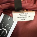 Soluna Swim Standard Buckle Up One Piece Bandeau Swimsuit Medium Bronze Brown Photo 7