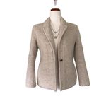Vintage Prestige of Boston oatmeal Wool Jacket or Blazer Tan Size 6 Photo 10