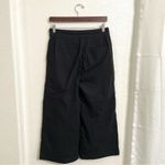 Ann Taylor Womens Pants Black Wide Leg Crop Eyelet Culottes Classic Size 4 Photo 1