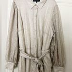 Eloquii  Sequin Button Front Belted Jumpsuit Photo 3