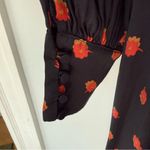 Hatch Black‎ and Red Black Maternity Turtleneck Mock neck Maxi Dress size XS Photo 6